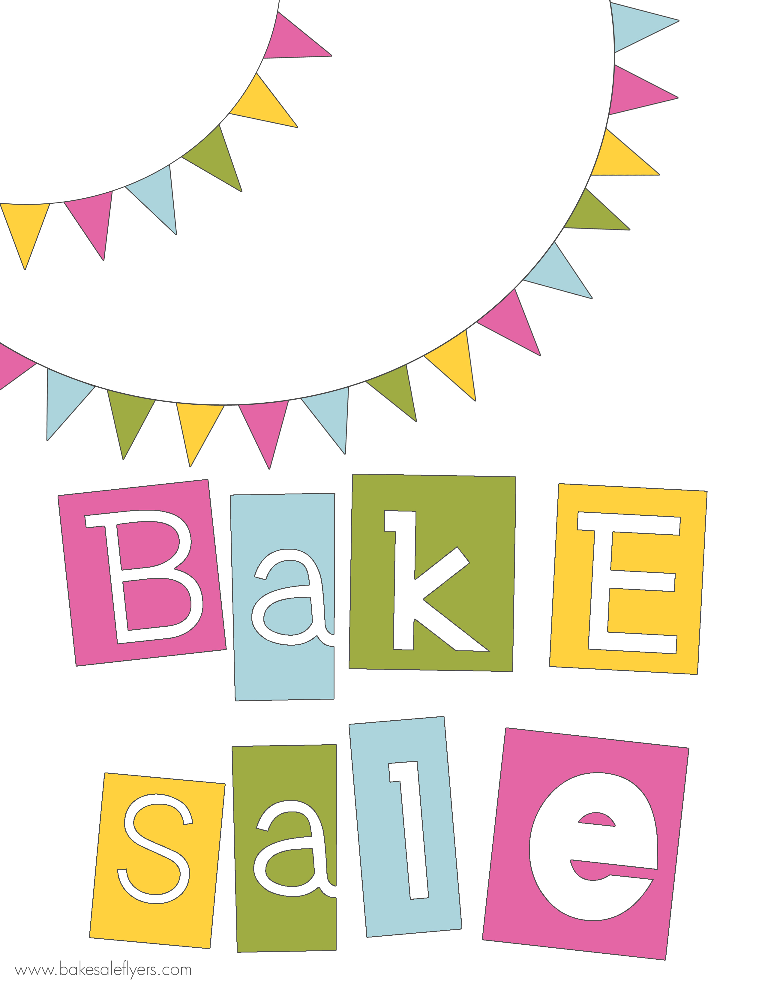Bake sale clip art free