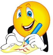 Letter writing clipart