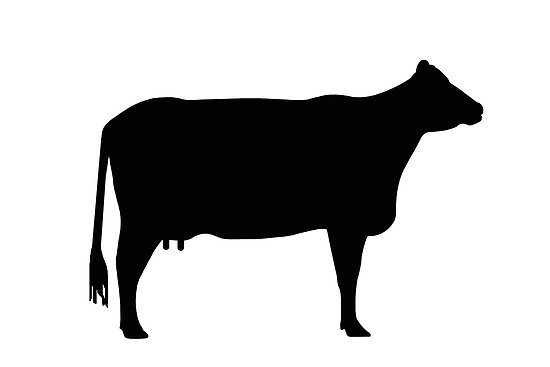 Cow Silhouette.svg - ClipArt Best
