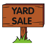 yard sale sign