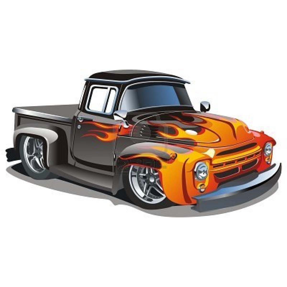 Rat rod car clipart