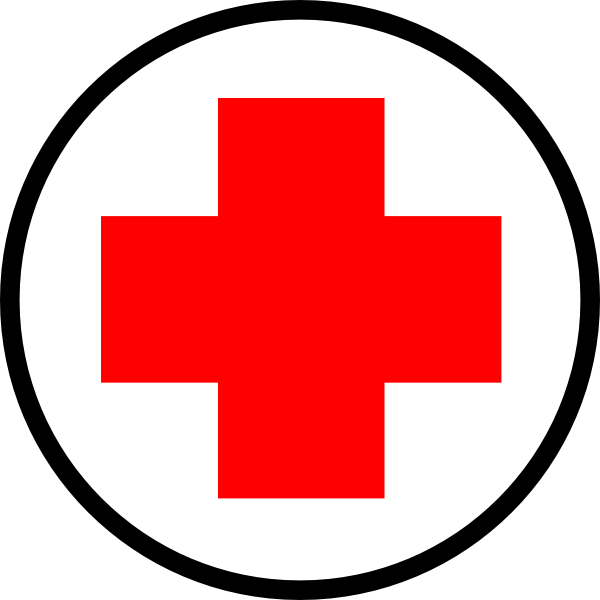 First aid cross clipart