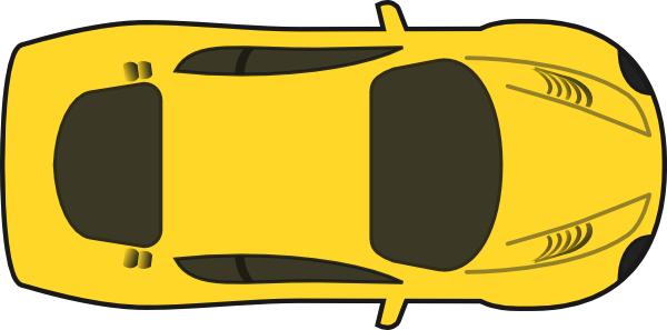 Yellow Car Clip Art - vector clip art online, royalty ...