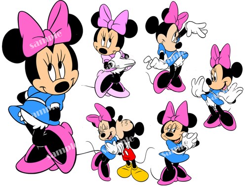 Minnie mouse clipart 300 dpi 6 PNG file-003 | phoenixembroidery ...
