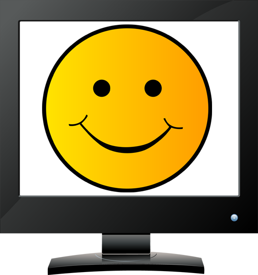 Smiley Face Computer Clip Art