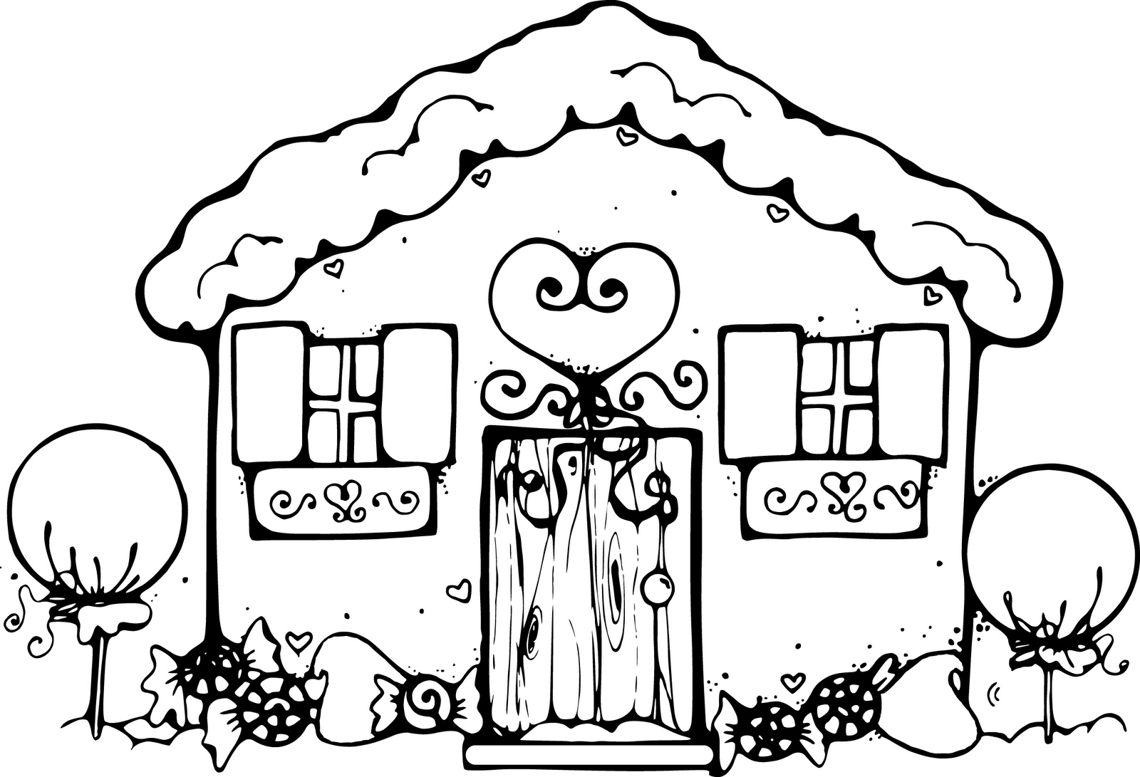 House Coloring Pages To Printable