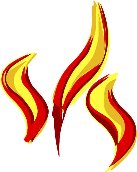 Flames 2 Clip Art - vector clip art online, royalty ...