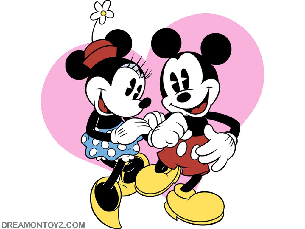 In Love Mickey Mouse Clipart