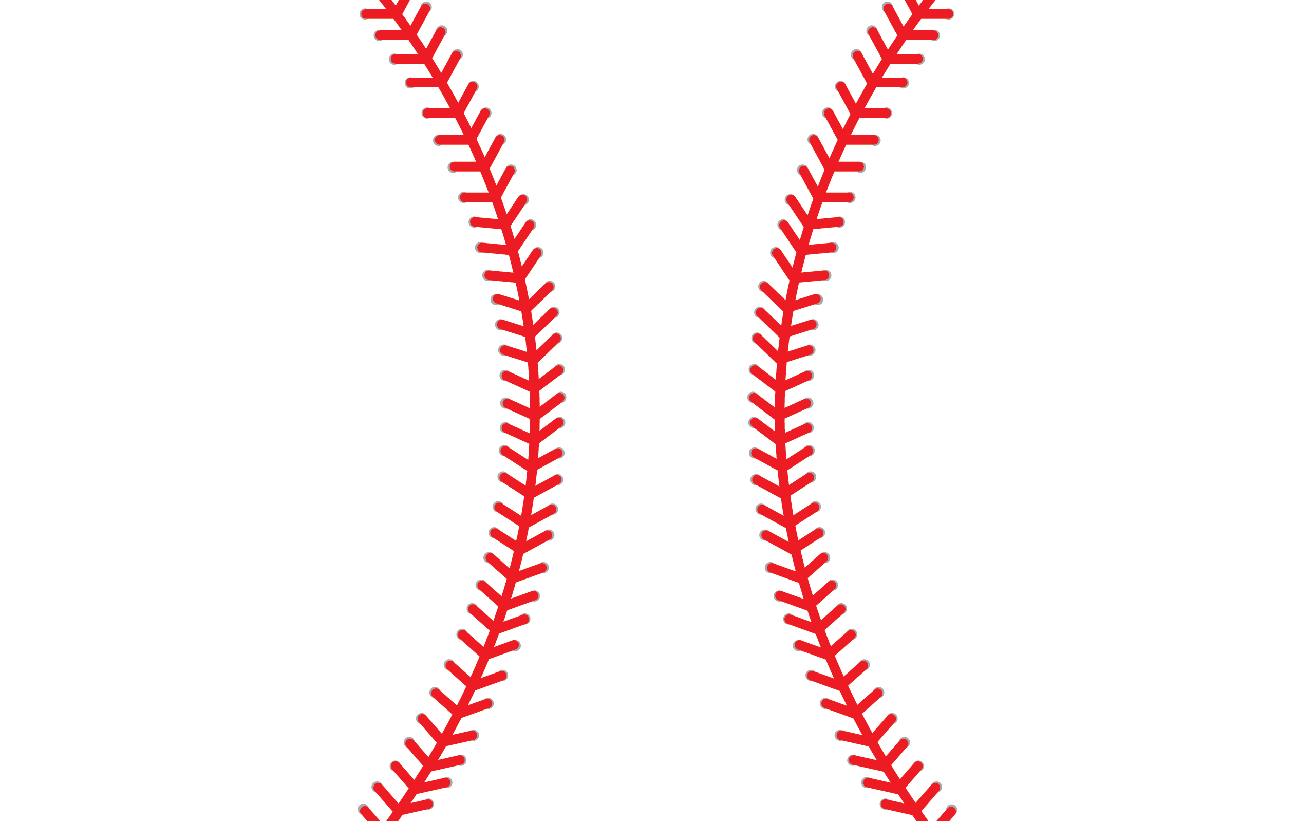 Baseball stitches clipart free