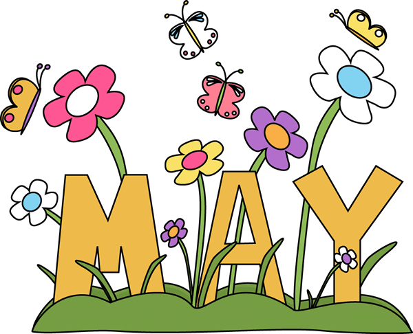 May day basket clipart