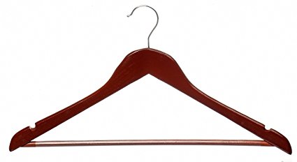 Amazon.com: Home-it (24) Pack Solid Wood Clothes Hangers, Coat ...