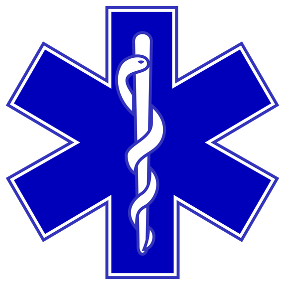 What is the meaning of the medical sign? With a rod and snake ...