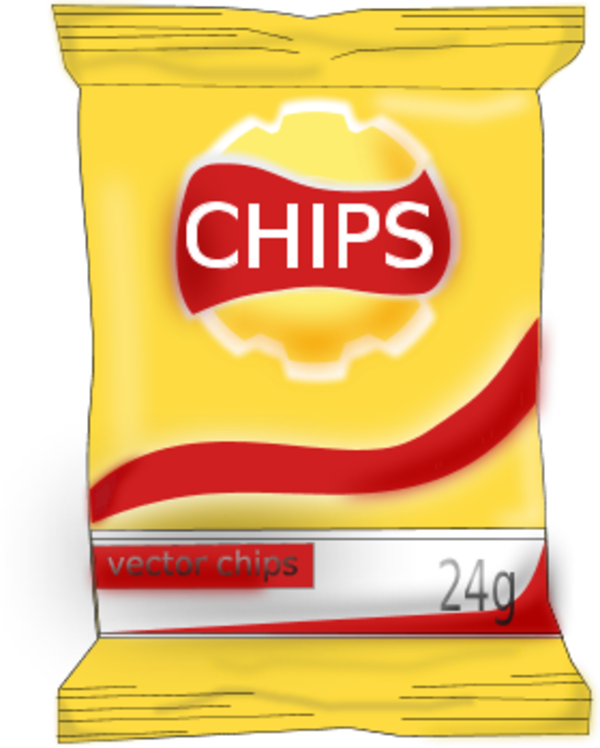 Bag Of Potato Chips Clipart - Free Clipart Images