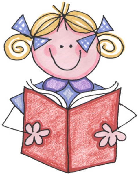Free clipart child reading book - ClipartFox
