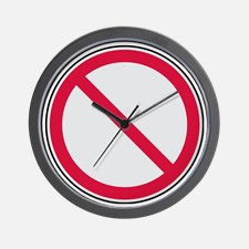 Crossed Out Clocks | Crossed Out Wall Clocks | Large, Modern ...