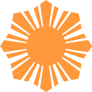 Sun Symbol Orange clipart, cliparts of Sun Symbol Orange free ...