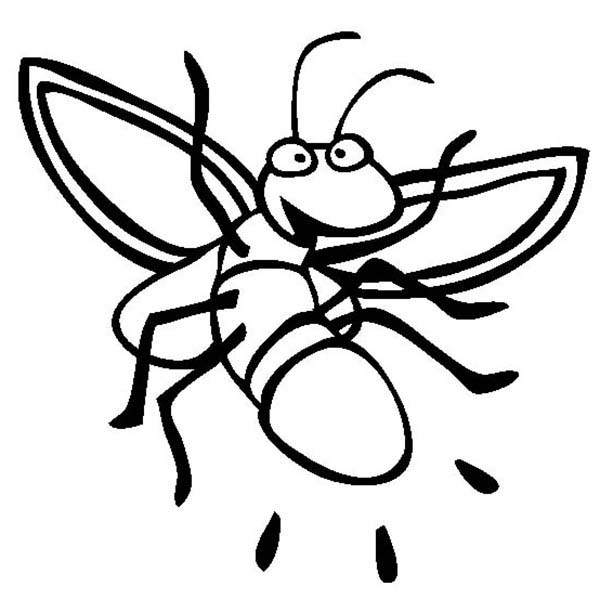 Lightning Bug Coloring Pages Page 1