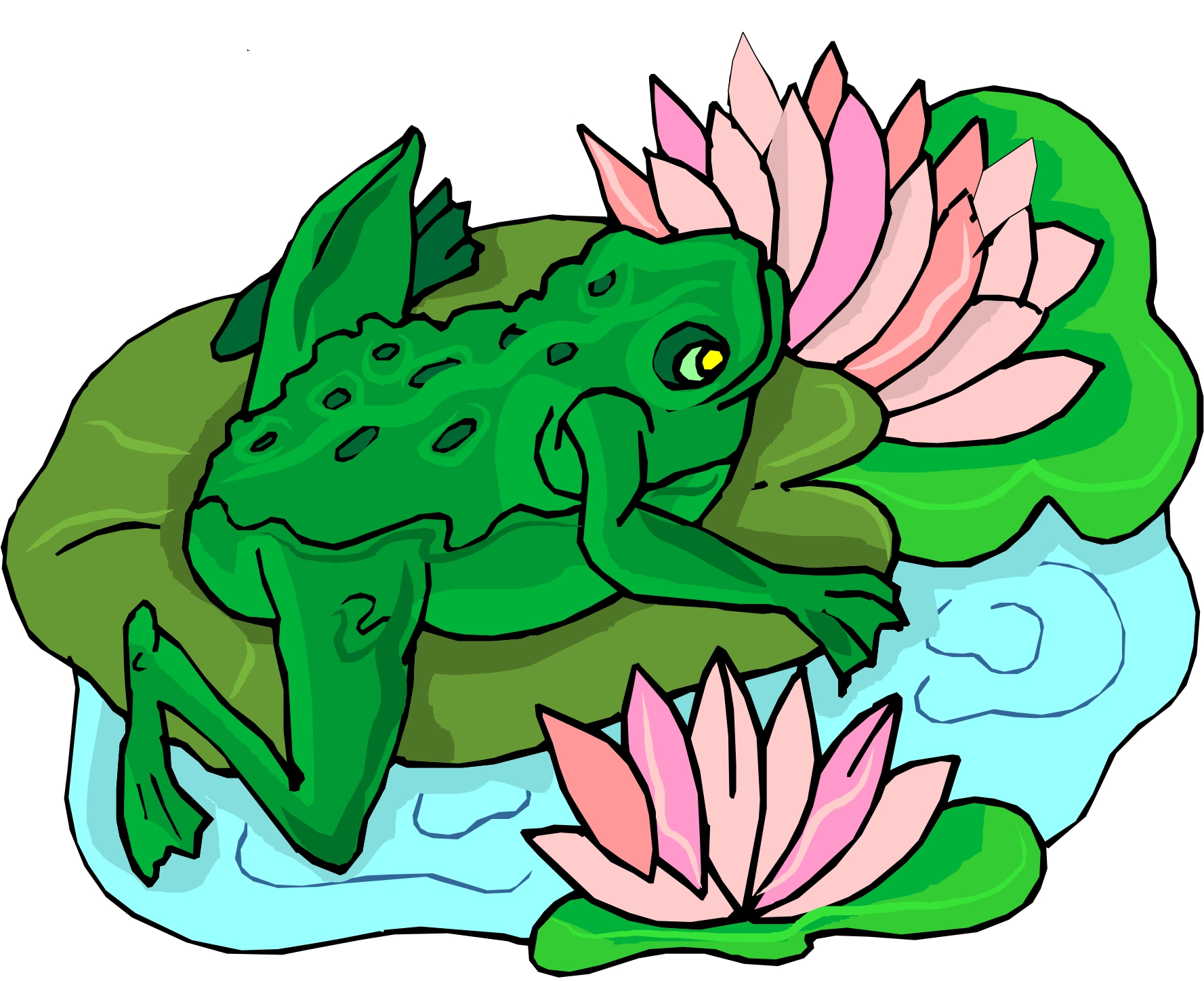 Lily Pad Cartoon | Free Download Clip Art | Free Clip Art | on ...