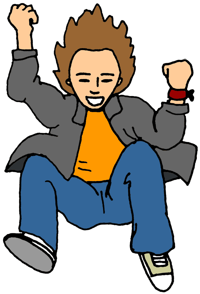 man jumping clipart - photo #11