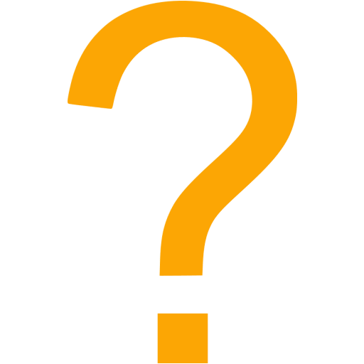 Orange question mark 4 icon - Free orange question mark icons