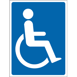 Disabled - International symbol for disabled access. REF: M152 ...