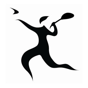 Badminton logo clipart
