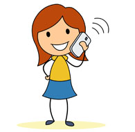 The Talking On Phone Clipart