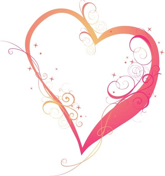 Abstract pink floral art design valentine vector Free vector in ...