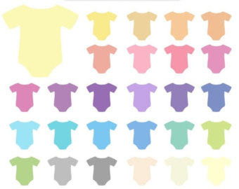 Baby clothes clipart | Etsy