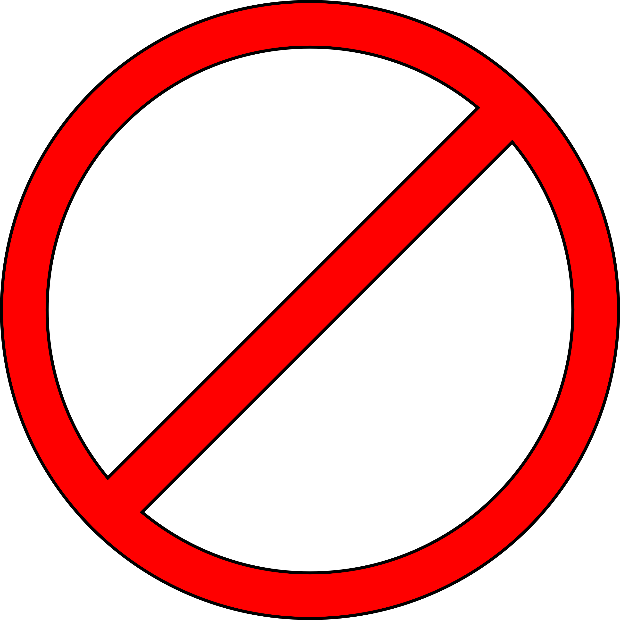 Free clipart for do not
