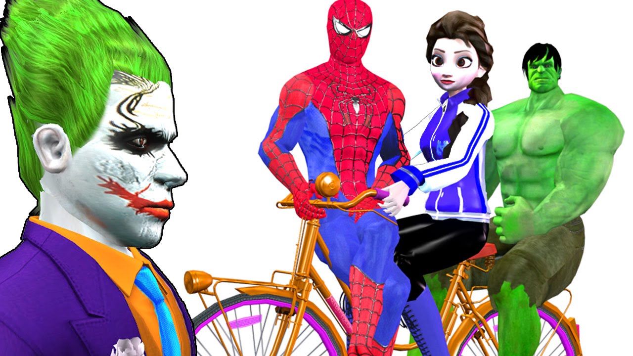 Spiderman Hulk Funny Fail Compilation | Frozen Elsa Bicycle ...