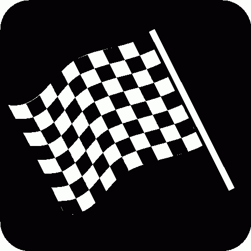 Racing Auto Logo Line Illustration Place Sample | women auto racing