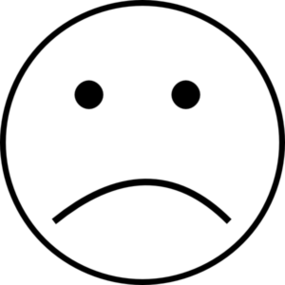 Sad Smiley Face Black And White Clipart - Free to use Clip Art ...