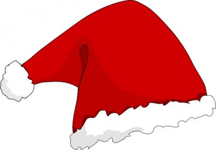 Clipart christmas santa hat