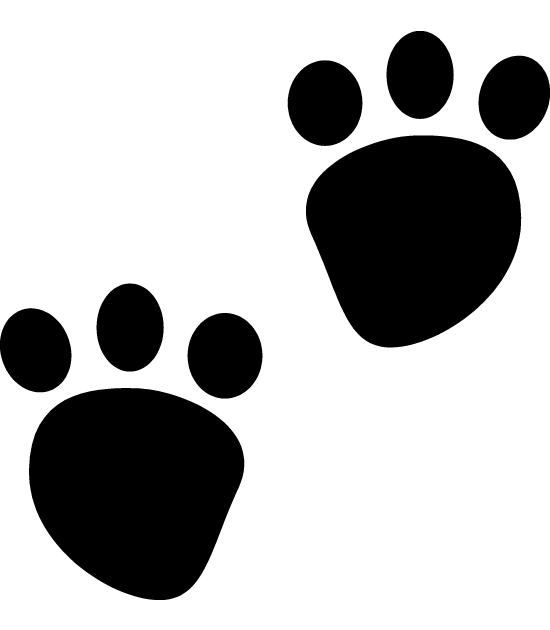 clip art of cat paw prints - photo #26