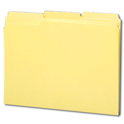 Smead 12943 Yellow Folders | Buy Smead Office Supplies