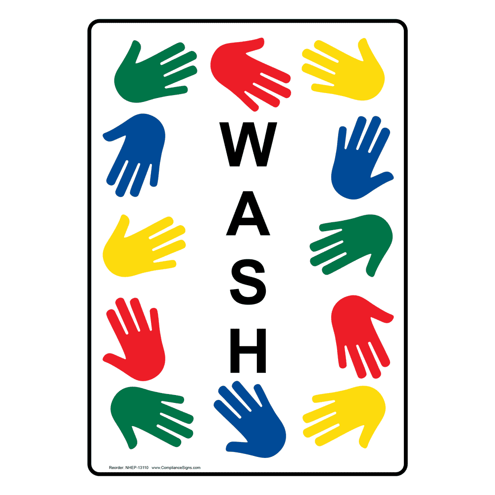 Hand Washing Signs - Child Friendly