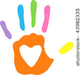 Right Hand Print Clip Art - Free Clipart Images