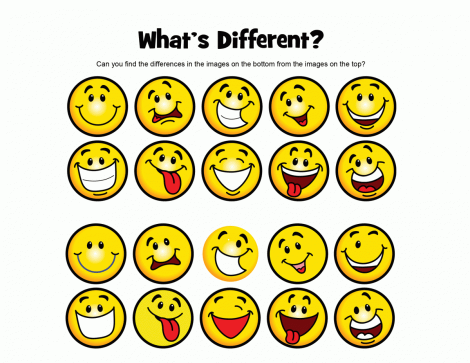 Free Printable Smiley Faces