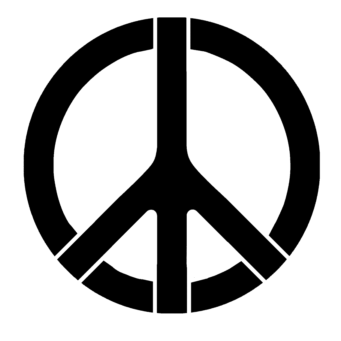 Peace Sign Stencil | SP Stencils