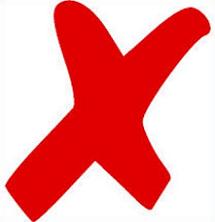 Free Red X Mark Clipart