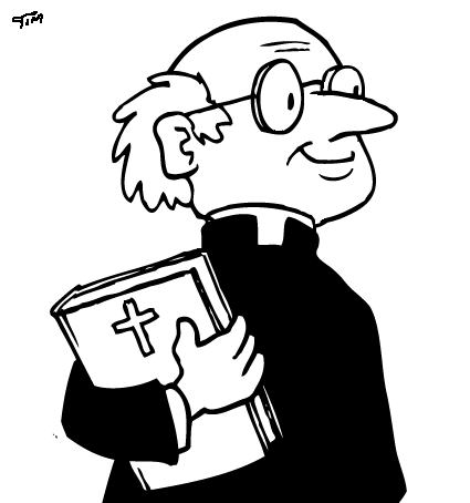 priest-cartoon | WRITERS FORUM