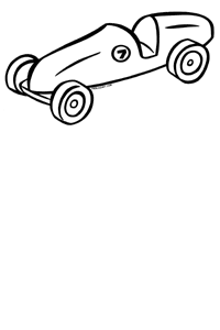 Free LDS Pinewood Derby Car Clipart