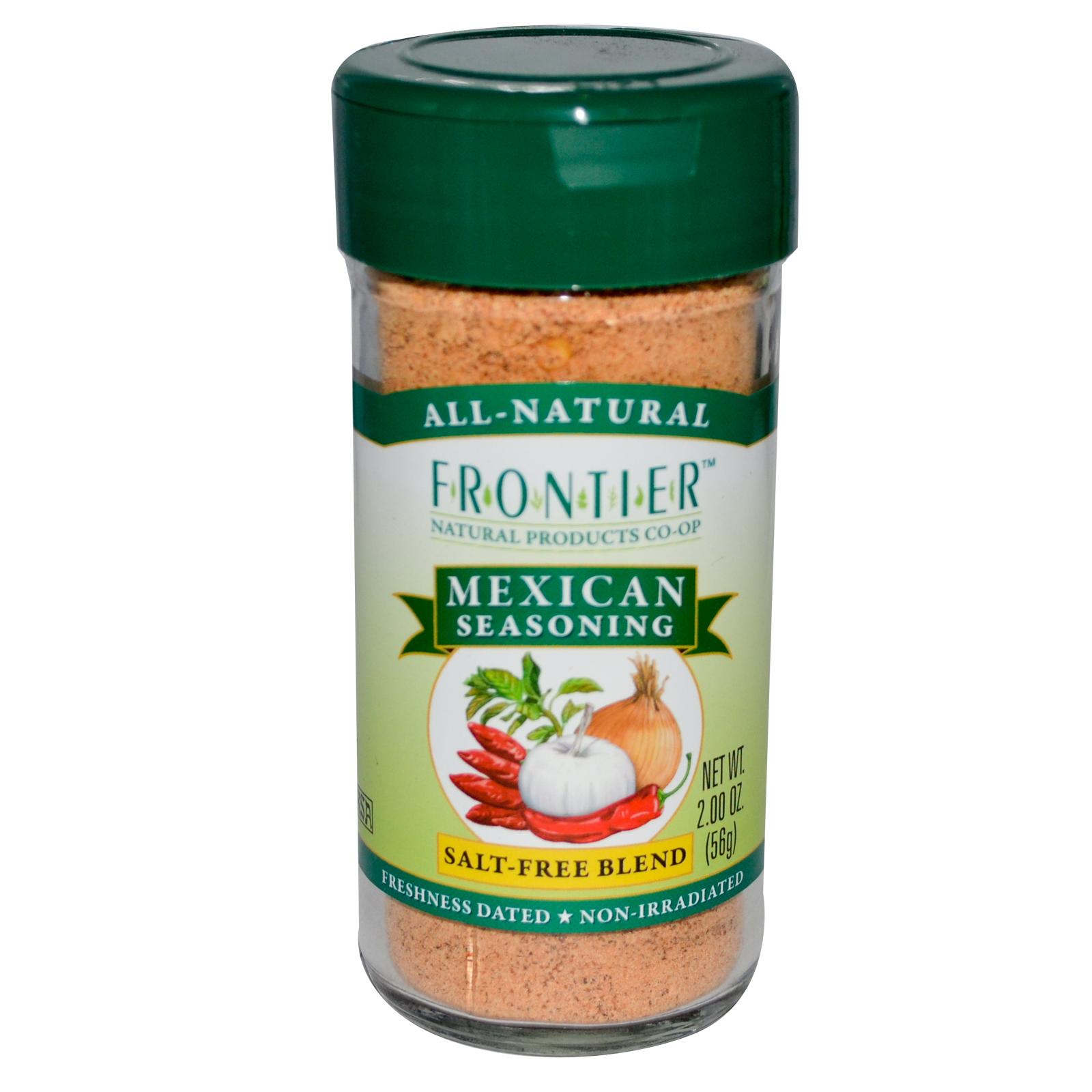 Frontier Natural Products, Mexican Seasoning, SaltFree Blend, 2
