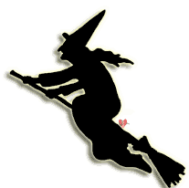 Witch Clipart Silhouette, Echo's Free Halloween Clipart Free Witch ...
