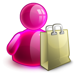 shopping-girl icons, free icons in Msn