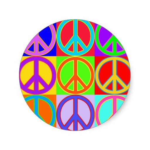 Colorful Peace Sign T-Shirts, Colorful Peace Sign Gifts, Art ...