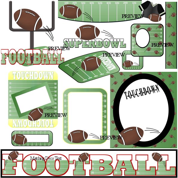 football clipart frame - photo #44