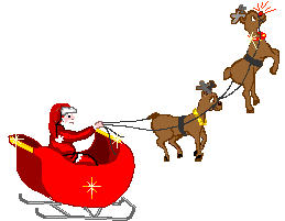 Picture Of Santa And Reindeer - ClipArt Best