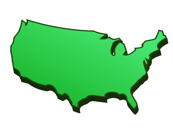 clipart of united states map - photo #48